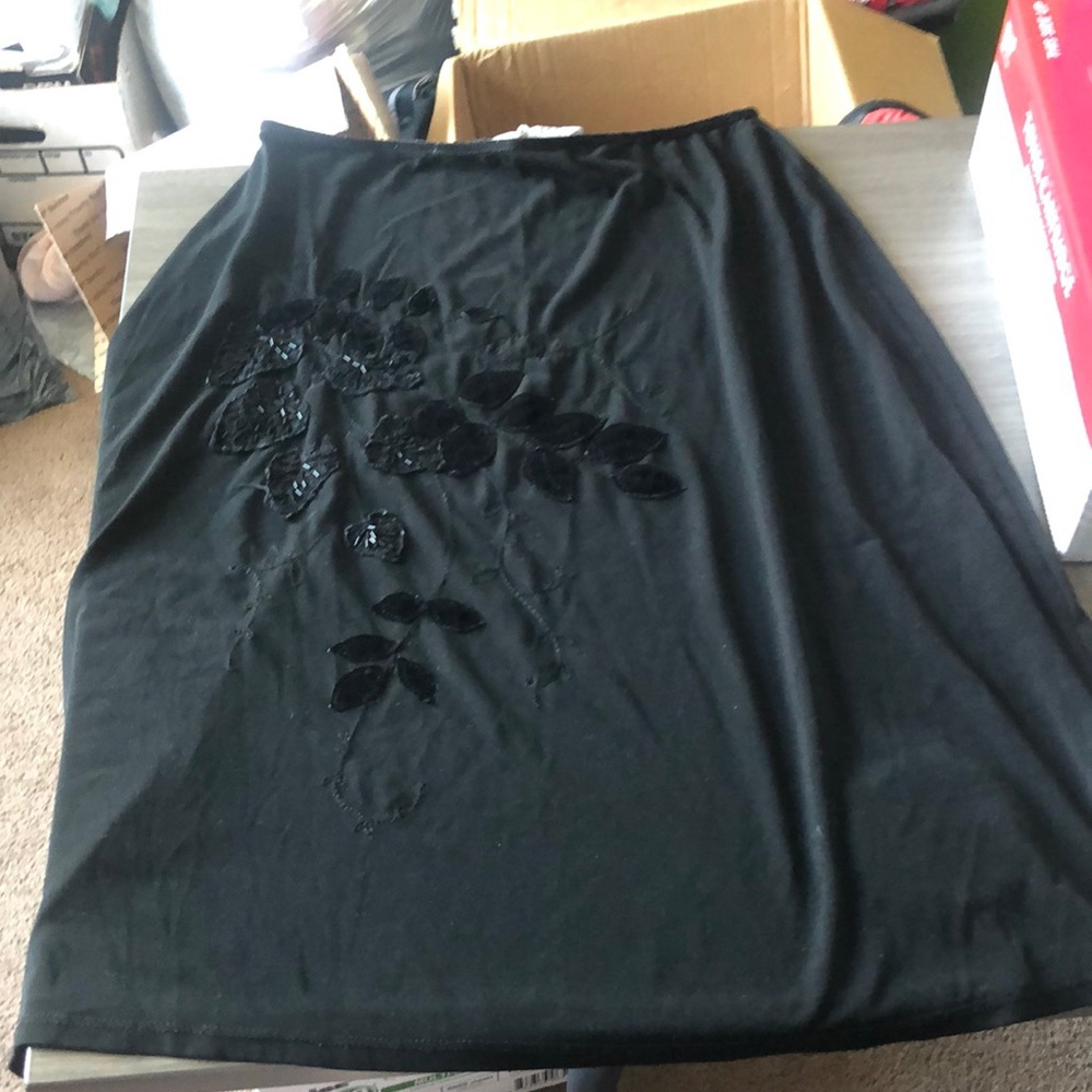 Knee length skirt